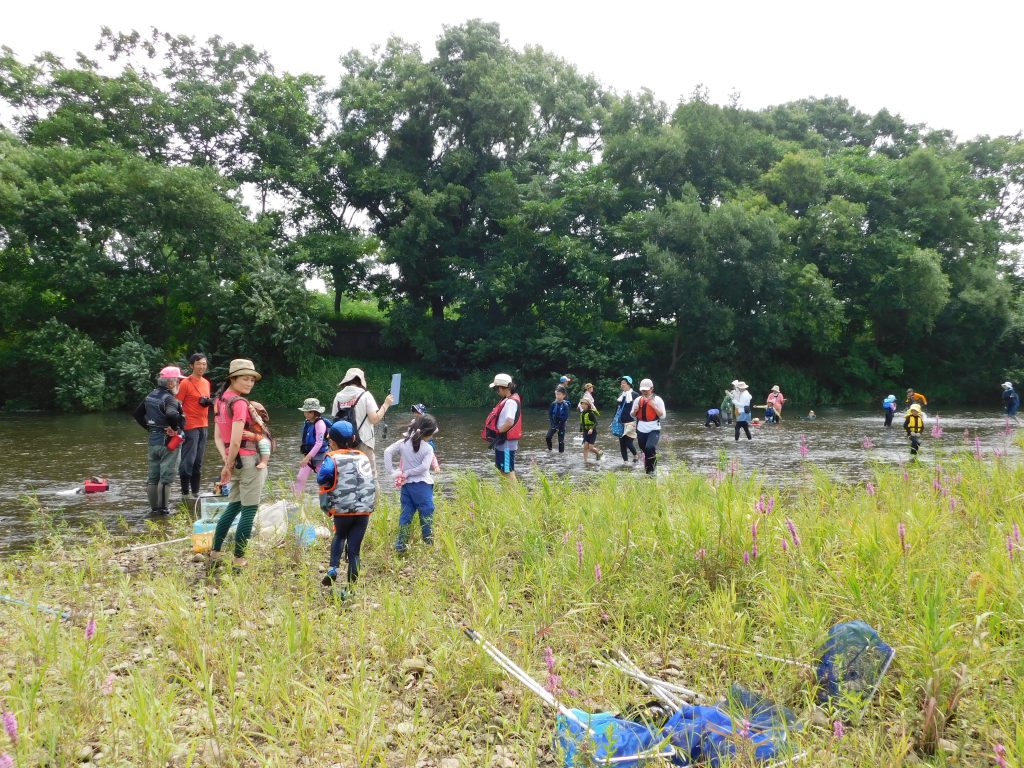 自然体験活動【ＫＡＷＡＧＡＫＩ集まれin岩木川】