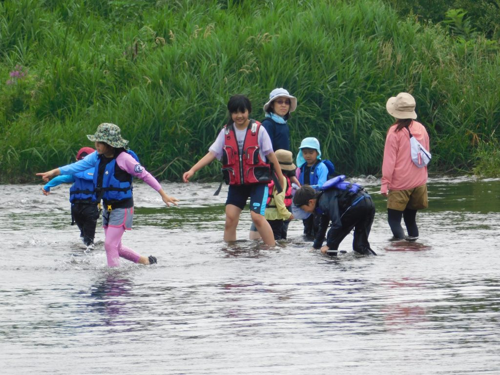 自然体験活動【ＫＡＷＡＧＡＫＩ集まれin岩木川】