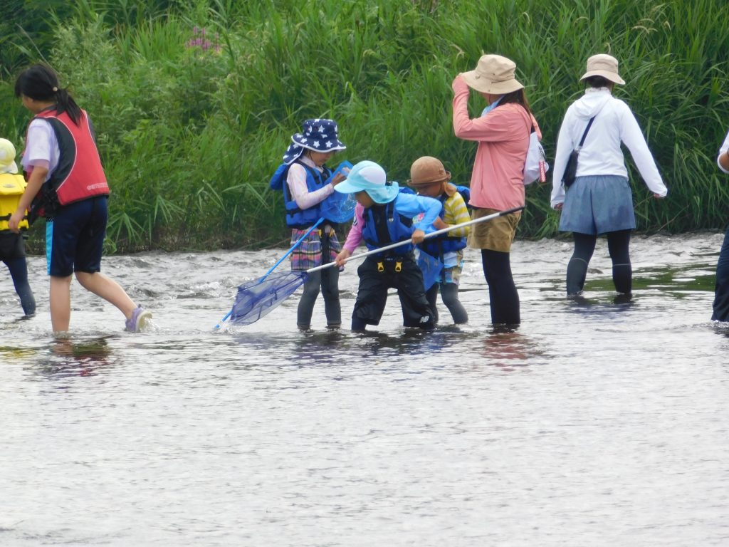 自然体験活動【ＫＡＷＡＧＡＫＩ集まれin岩木川】